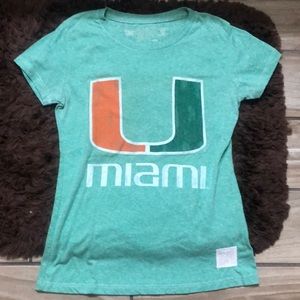 College Retro Brand Miami Hurricanes shirt